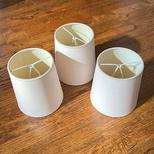 (Set of 3) 4.5”X6.5”H White Sconce Shades